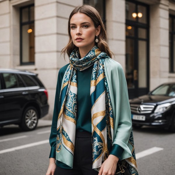 Comment assortir des foulards en soie avec des tenues de soirée?