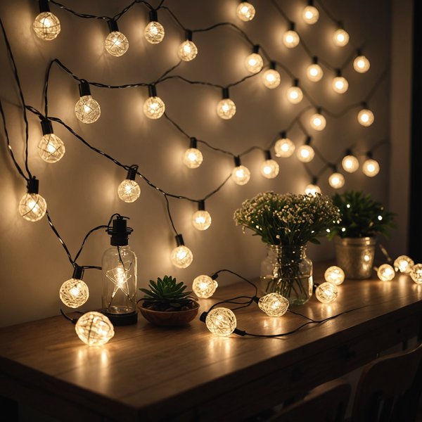 Comment créer une ambiance festive avec des guirlandes lumineuses?