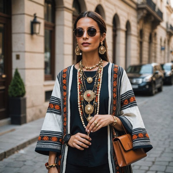 Comment intégrer des accessoires ethniques dans une tenue moderne sans paraître démodée?