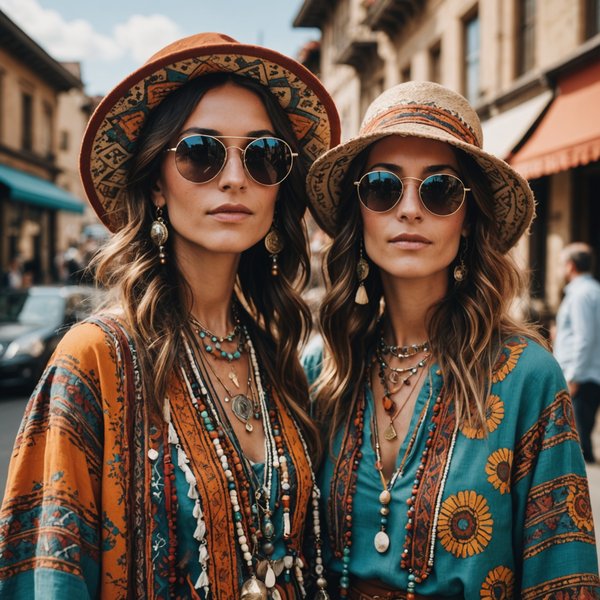 Quels conseils pour assortir des lunettes de soleil à un look bohème?