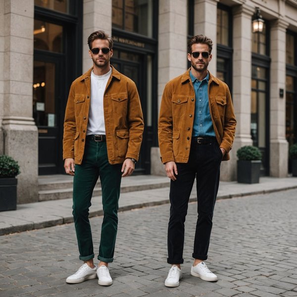 Comment assortir des vestes en velours côtelé avec des tenues casual?