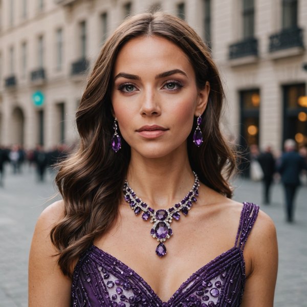 Quels conseils pour associer des bijoux en améthyste avec des tenues de soirée?